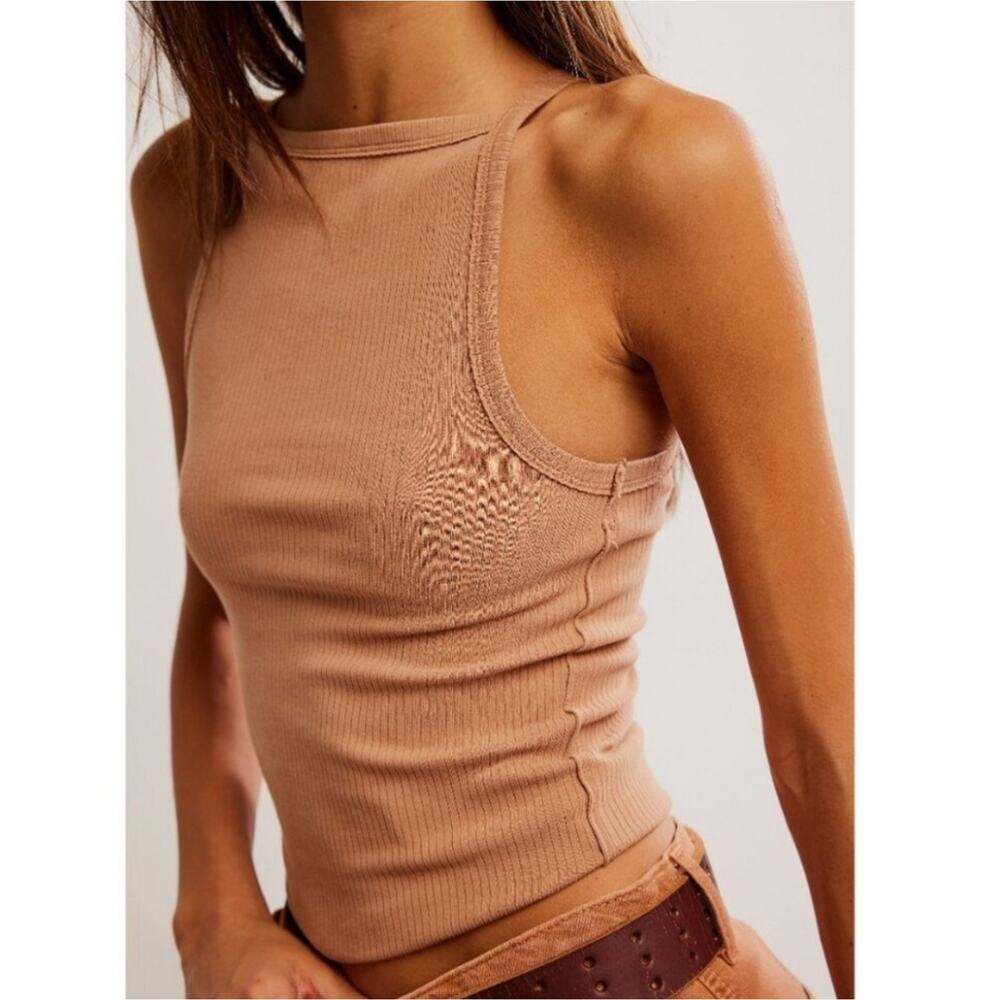 NWT Free People Mia Tank / Macchiato / Size Small - Picture 3 of 6